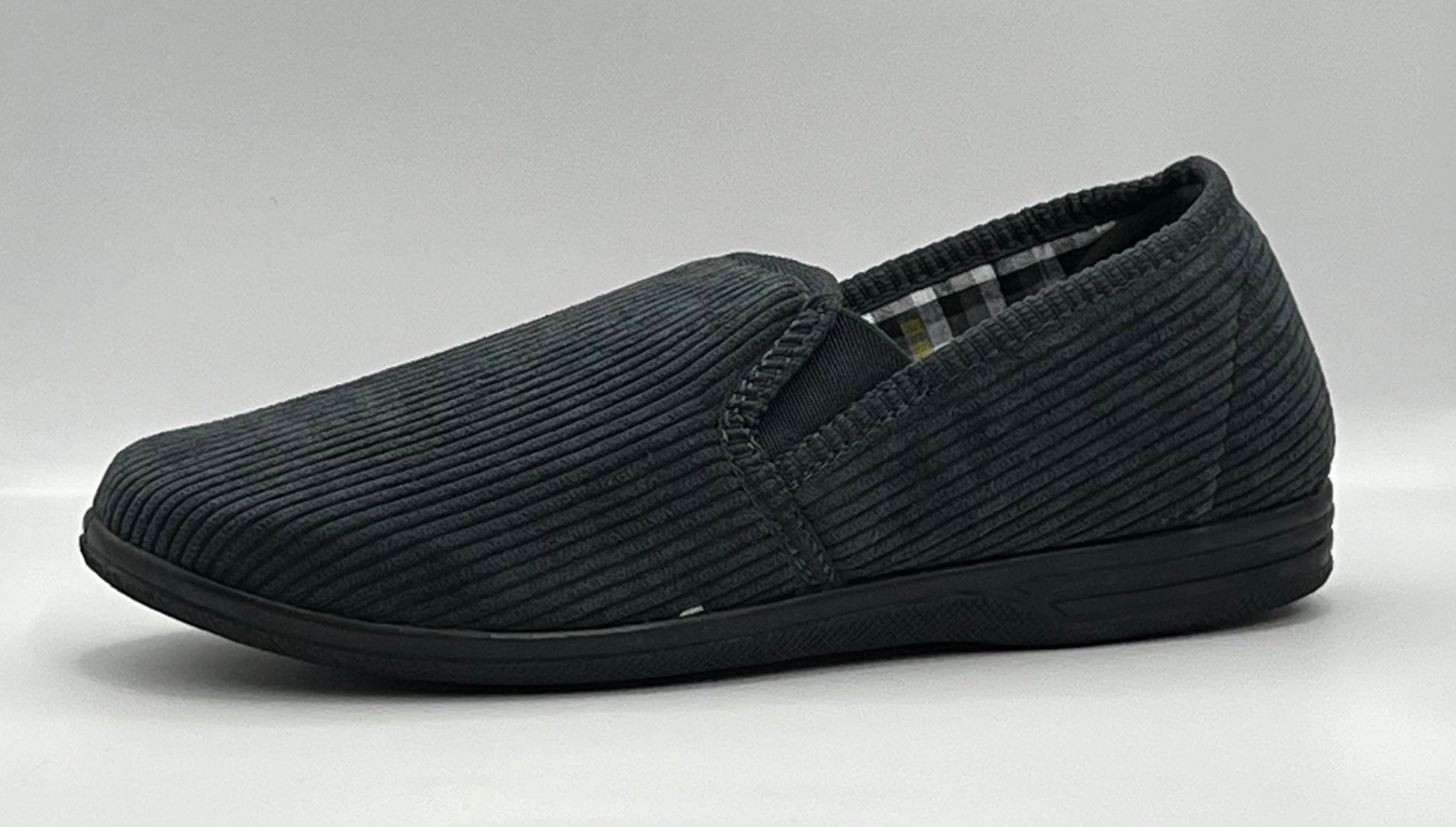 Grey Mens Slippers