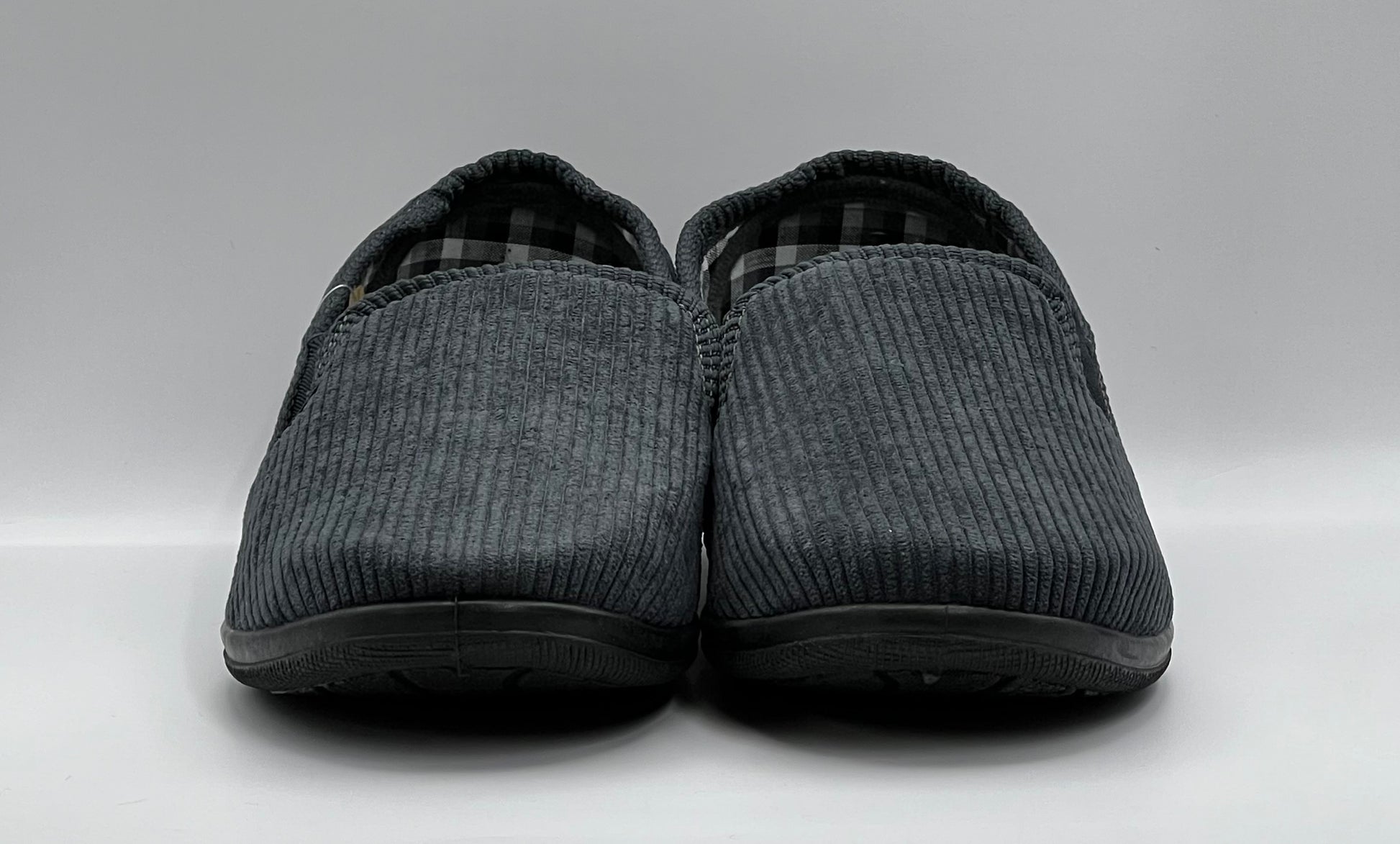 Grey Mens Slippers