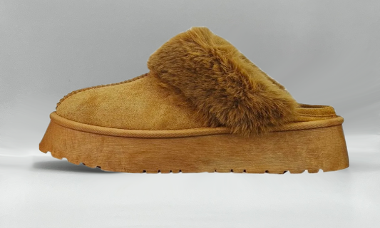 Camel Platform Mule Slippers