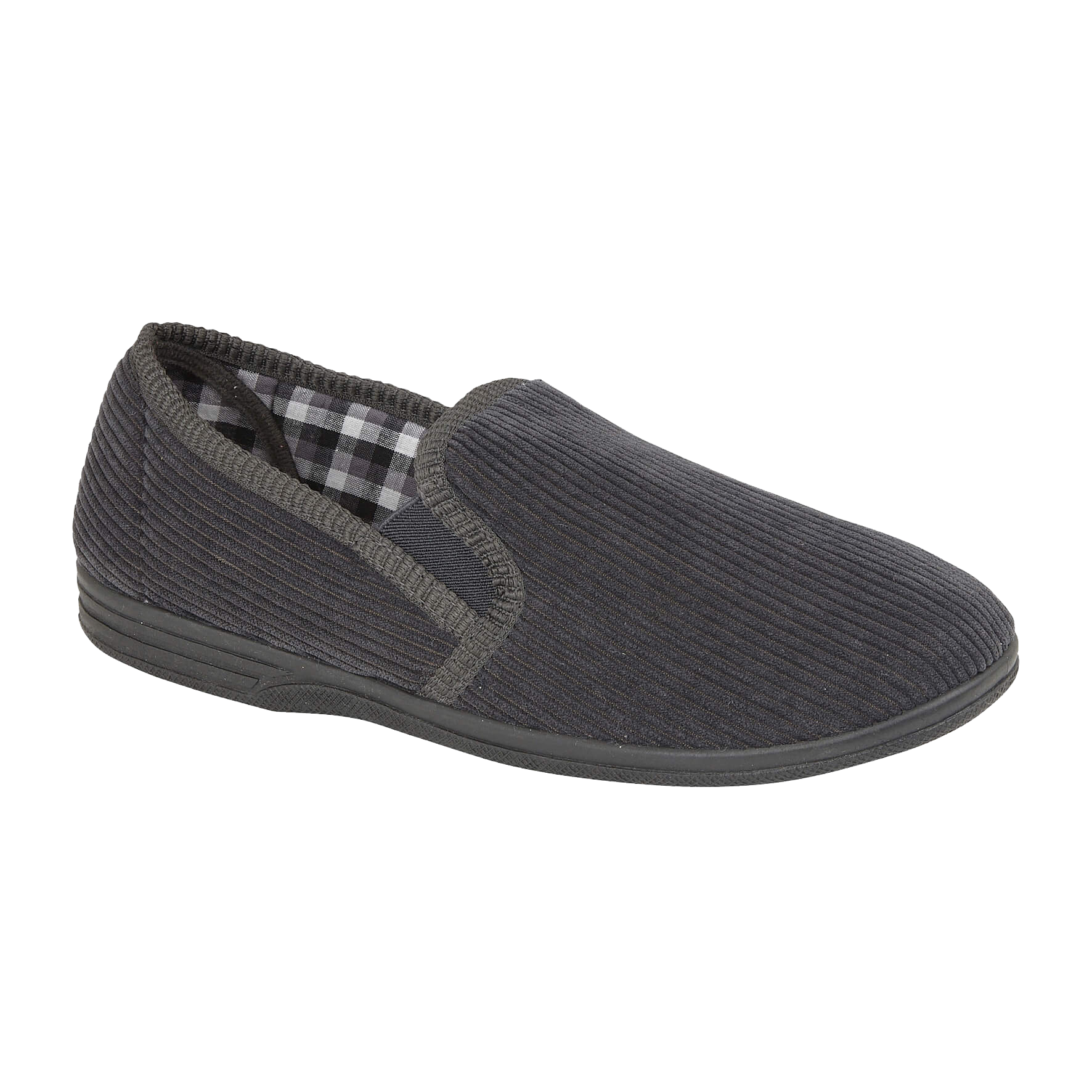 Grey Mens Slippers